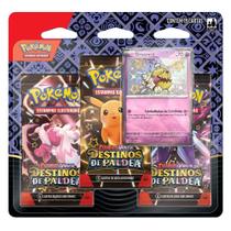 Blister Triplo Cartas Pokemon Escarlate e Violeta Destinos De Paldea Greavard