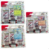 Blister Triplo Coleção Especial 151 Pokemon Escarlate Violet Copag