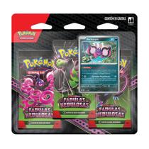 Blister Triplo Fábulas Nebulosas Pecharunt Cartas Pokemon Copag