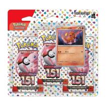 Blister Triplo Pokémon Escarlate e Violeta 151 Charmander