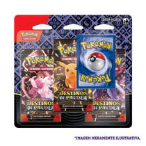 Blister Triplo Pokémon EV4.5 - Destinos de Paldea - Copag