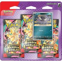 Blister Triplo Pokemón Gastly ME02.5 Heróis Excelsos