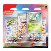 Blister Triplo Pokémon Leafeon Ev8.5 Evoluções Prismáticas