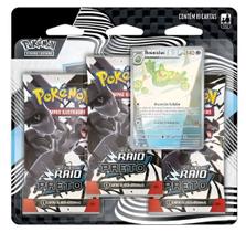 Blister Triplo Pokémon Reuniclu Raio Preto - Inclui 3 Boosters e Carta Promo Blister Triplo Pokémon Reuniclu Raio Preto - Inclui 3 Boosters e Carta Promo