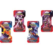 Blister Unitario Pokemon Escarlate e Violeta 10 Rivais Predestinados 6 Cartas Copag Blister Unitario Pokemon Escarlate e Violeta 10 Rivais Predestinados 6 Cartas Copag