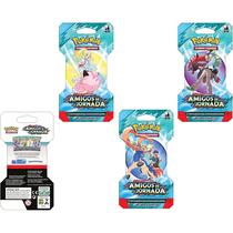 Blister Unitario Pokemon Escarlate e Violeta 9 Amigos da Jornada 6 Cartas Copag Blister Unitario Pokemon Escarlate e Violeta 9 Amigos da Jornada 6 Cartas Copag
