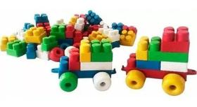 Blocao Baby Bloquinhos De Montar Didaticos 104 Pecas Bg Plas