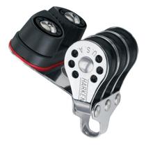Block HARKEN Triple Micro de 22 mm com presilha de câmera 230 - Fabricado nos EUA