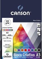Bloco A3 120g Canson criativo cards com 32 folhas