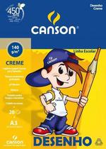 Bloco A3 Papel Canson C A Grain 140Gr Com 20 Fls Bloco A3 Papel Canson C A Grain 140Gr Com 20 Fls