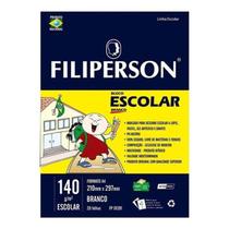 Bloco A4 140g Filiperson branco com 20 folhas