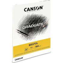 Bloco A4 180g 20lfs Graduate Bristol Canson