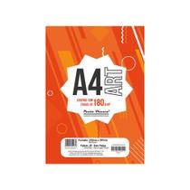 Bloco A4 180g Pauta Branca branco com 20 folhas