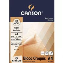 Bloco A4 40g Croquis 50 Folhas - Canson Bloco A4 40g Croquis 50 Folhas - Canson