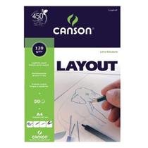 Bloco A4 Papel Layout 120 Gr Com 50 Fls