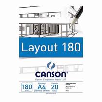 Bloco A4 Papel Layout 180 Gr Com 20 Fls