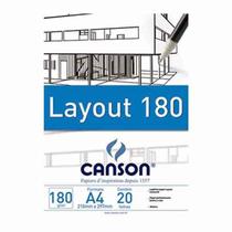 Bloco A4 Papel Layout 180 Gr Com 20 Fls