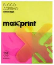 Bloco Adesivo 3 Peças Neon 150 Folhas Maxprint