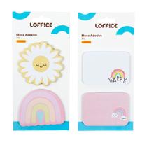 Bloco Adesivo 30 Folhas Iris CV244920 Loffice Sortido