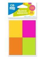 Bloco adesivo 38x50 100fls c/4 cores neon 653 hb004088348