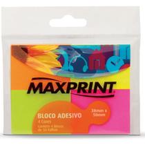 Bloco adesivo 38x50 50 fls neon Maxprint