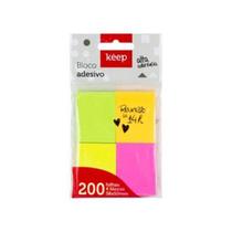 Bloco Adesivo 38X50Mm 4 Cores Neon 4X50 Folhas