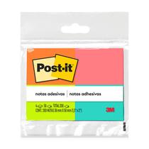 Bloco Adesivo 38x50mm Neon Topical Post-It - 3M