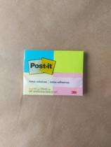 Bloco adesivo 3M post-it 38X50mm com 4 blocos