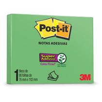 Bloco adesivo 3M post-it 76X102mm verde 90 folhas Bloco adesivo 3M post-it 76X102mm verde 90 folhas