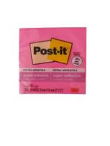 Bloco adesivo 3M post-it 76X76mm pink neon 90 folhas Bloco adesivo 3M post-it 76X76mm pink neon 90 folhas