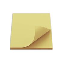 Bloco Adesivo 75x75mm Amarelo 100fls - Ei018