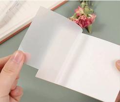 Bloco Adesivo 75x75mm Transparente com 50 Folhas