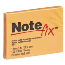Bloco adesivo 76x102 100 fls Note Fix 3M Bloco adesivo 76x102 100 fls Note Fix 3M