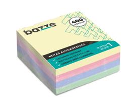 Bloco Adesivo 76x76mm Color 400 Folhas Bazze