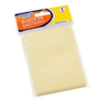 Bloco Adesivo Amarelo 76 x 102mm com 100 Folhas BRW Bloco Adesivo Amarelo 76 x 102mm com 100 Folhas BRW