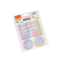 Bloco Adesivo BRW Smart Notes Call Up Degradê 10 Blocos Com 25Fls