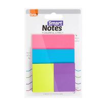 Bloco Adesivo - BRW - Smart Notes Colorido Cítrico Blister 4 Cores 25 Folhas por Bloco