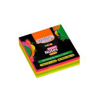 Bloco Adesivo BRW Smart Notes Cubo Colorido Neon 76x76m 200 Folhas Bloco Adesivo BRW Smart Notes Cubo Colorido Neon 76x76m 200 Folhas