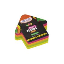 Bloco Adesivo BRW Smart Notes Seta Colorido Neon 70x70m 200 Folhas Bloco Adesivo BRW Smart Notes Seta Colorido Neon 70x70m 200 Folhas