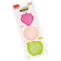 Bloco Adesivo BRW Smart Notes Tokens Frutas Bloco Adesivo BRW Smart Notes Tokens Frutas