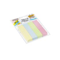 Bloco Adesivo BRW Smart Notes Tons Pastel 19x76mm 04 Blocos 100Fls Bloco Adesivo BRW Smart Notes Tons Pastel 19x76mm 04 Blocos 100Fls