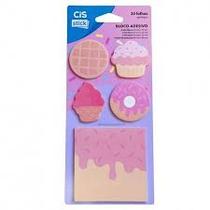 Bloco adesivo cis stick com 5 blocos de anotação Bloco adesivo cis stick com 5 blocos de anotação