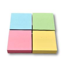 Bloco Adesivo Colorido 4 Cores Tons Pastéis 38x38mm - Moure Jar