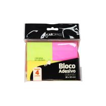 Bloco Adesivo Colorido Neon Bloco Adesivo Colorido Neon