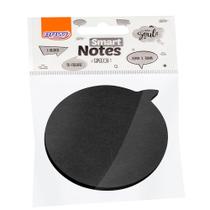 Bloco Adesivo de Anotações Preto Smart Notes 50 Fohas BRW - Unidade Bloco Adesivo de Anotações Preto Smart Notes 50 Fohas BRW - Unidade