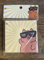 Bloco adesivo de capivara - 65 folhas Bloco adesivo de capivara - 65 folhas