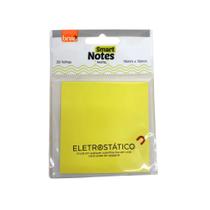 Bloco Adesivo Eletrostático Amarelo 30 Fls 76x76mm - Brw