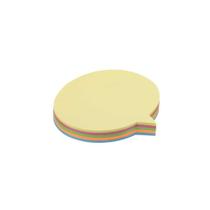 Bloco adesivo formas 70x70 100 fls 5 cores Kit