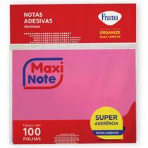 Bloco adesivo Frama maxi note 76X102mm rosa 100 folhas