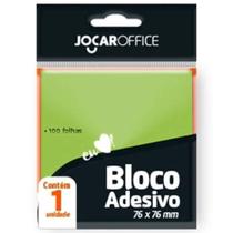 Bloco Adesivo Jocar Office 76x76mm Verde 100 Folhas